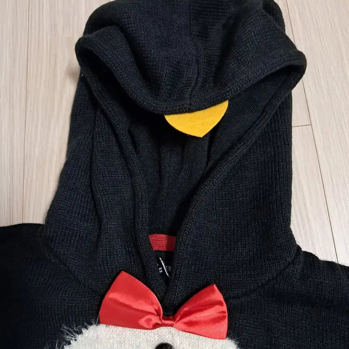 [BUNJANG] Penguin Cosplay Hoodie Knit / 펭귄 인형 옷 후드 니트 펭귄 코스프레