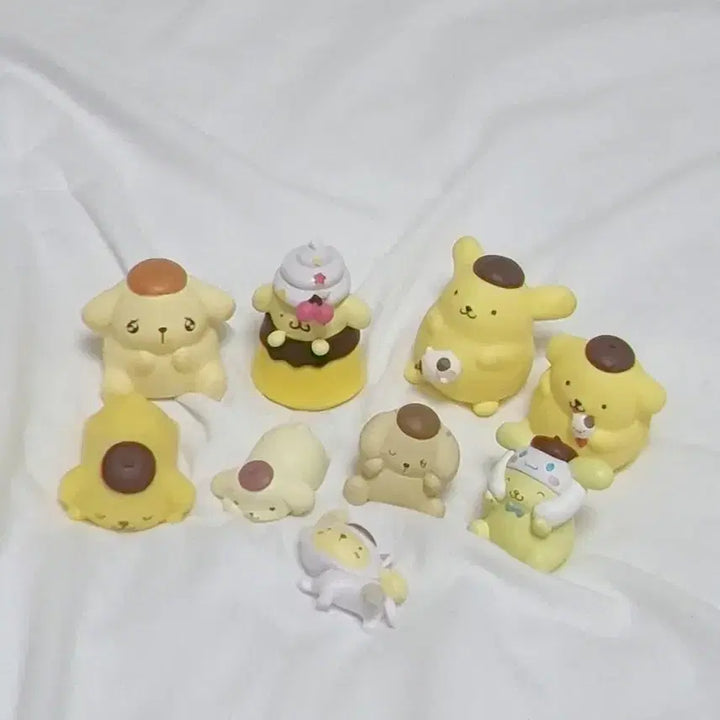 [BUNJANG] Pompompurin Gacha Figure Bundle (9 pieces) / 폼폼푸린 피규어 가챠 일괄 9개