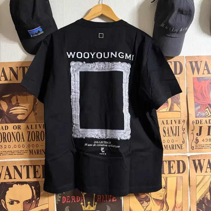 [BUNJANG] Wooyoungmi Frame Back Logo T-Shirt Black / [48]우영미 프레임 백로고 티셔츠 블랙  23SS