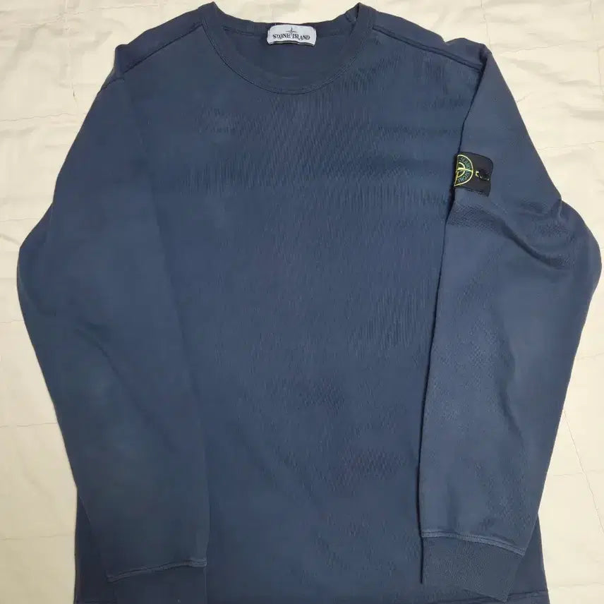[BUNJANG] Stone Island Sweatshirt Navy L / 스톤아일랜드 맨투맨 네이비 L