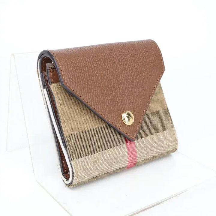 [BUNJANG] Burberry Lila Check Bifold Wallet / 버버리 리라 체크 반지갑
