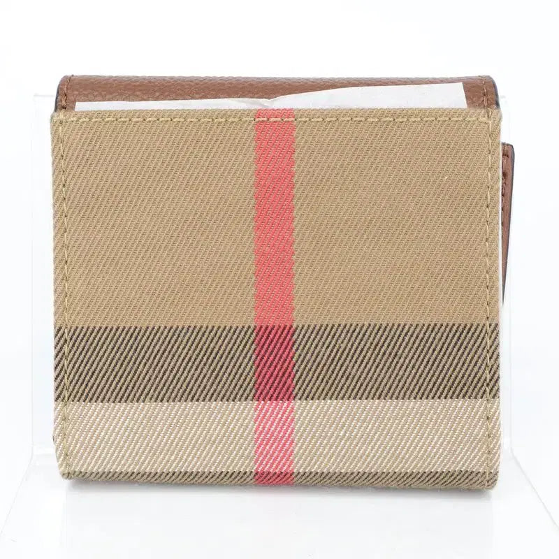 [BUNJANG] Burberry Lila Check Bifold Wallet / 버버리 리라 체크 반지갑