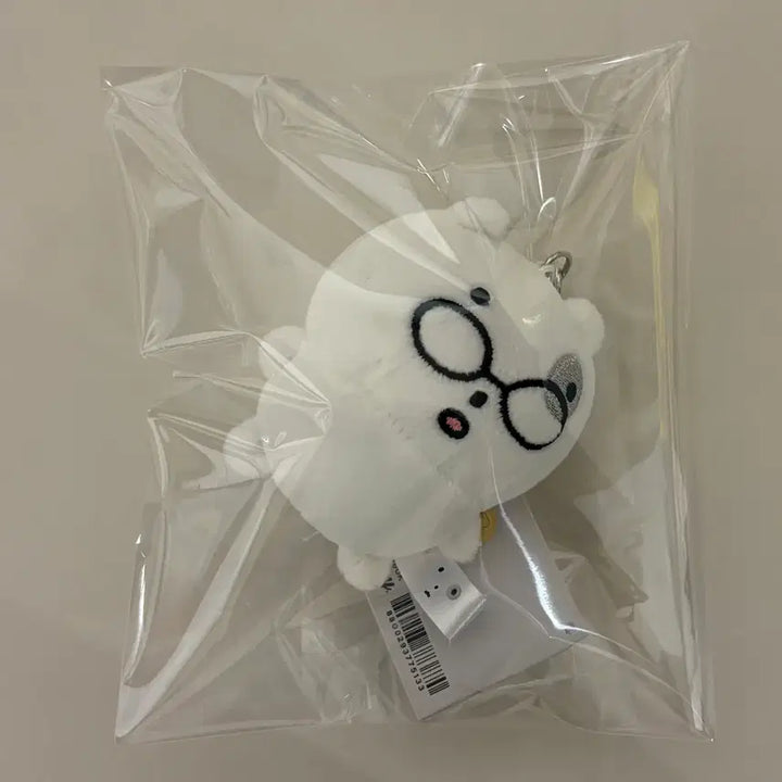 [BUNJANG] Unused Cat Glasses Keychain / (미사용) 안경 눈멍냥이 키링