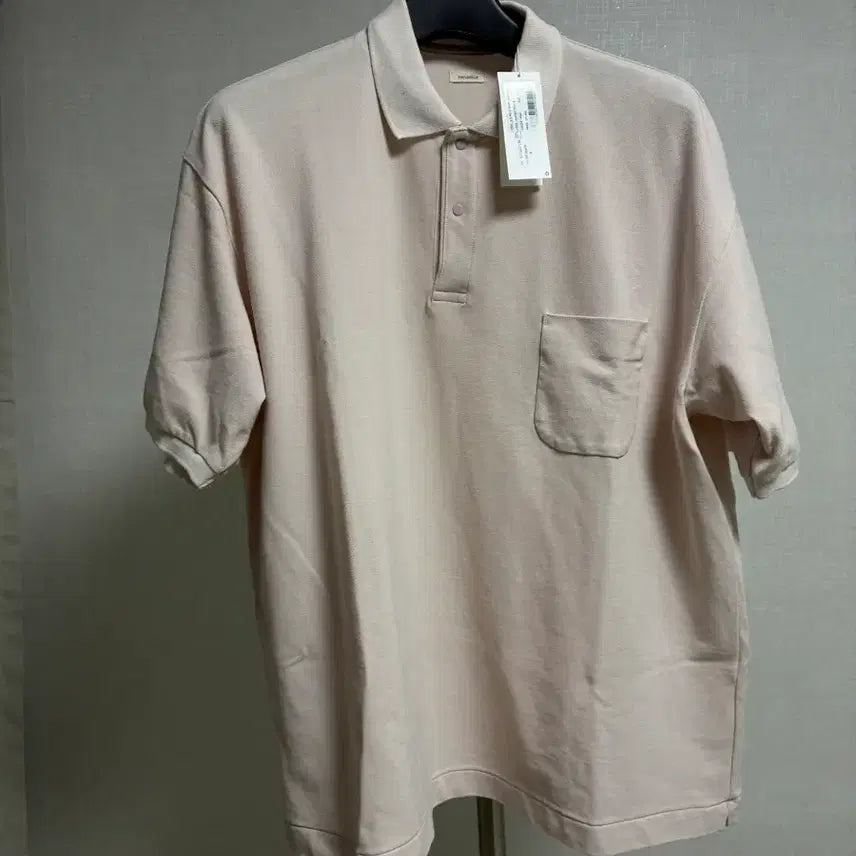 [BUNJANG] nanamica 25ss Half Sleeve Polo Shirt M Pink / M) 나나미카 반팔 폴로셔츠 핑크 25ss