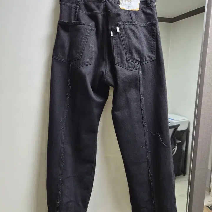 [BUNJANG] Old Park Rebuild Black Jeans / 올드파크 리빌드 블랙진