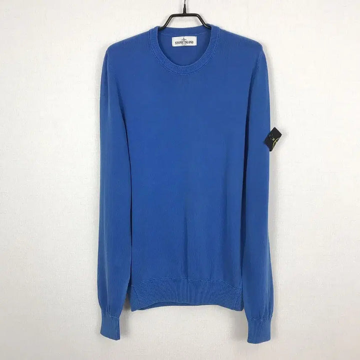 [BUNJANG] Stone Island Round Neck Knit Cotton M (95) / 스톤아일랜드 라운드 니트 남성M (95)