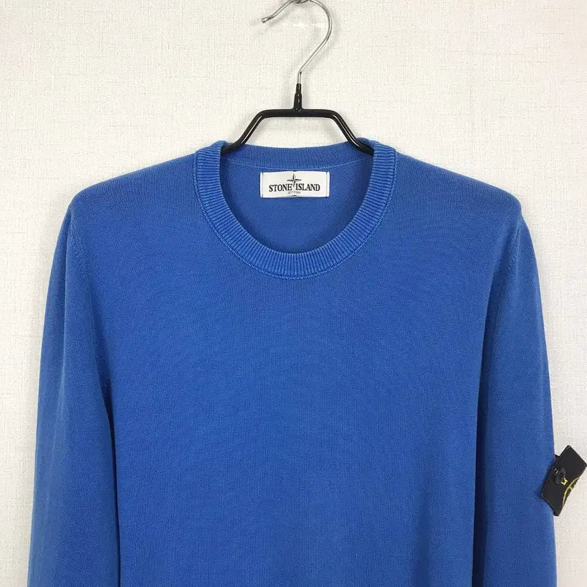 [BUNJANG] Stone Island Round Neck Knit Cotton M (95) / 스톤아일랜드 라운드 니트 남성M (95)