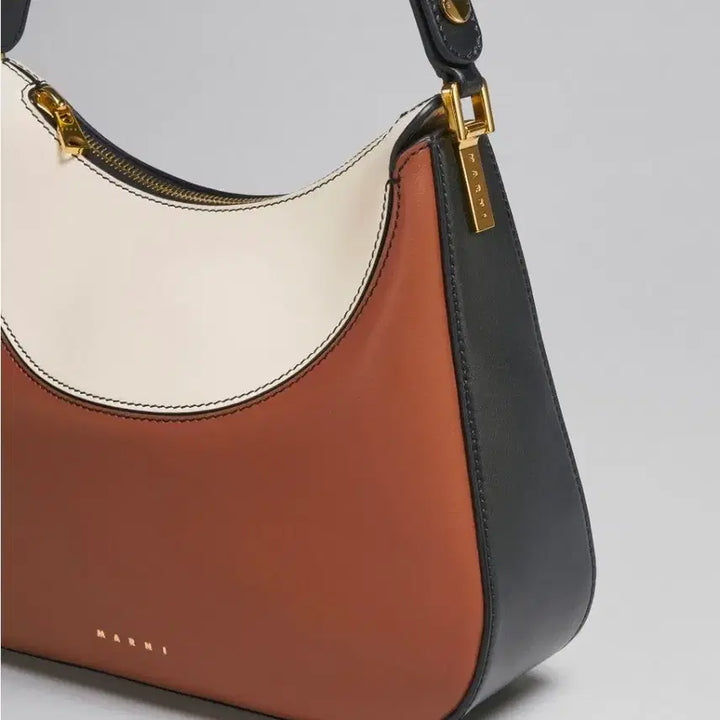 [BUNJANG] Marni Milano Small Bag Maroon Black / 마르니 밀라노 스몰백 마룬 블랙