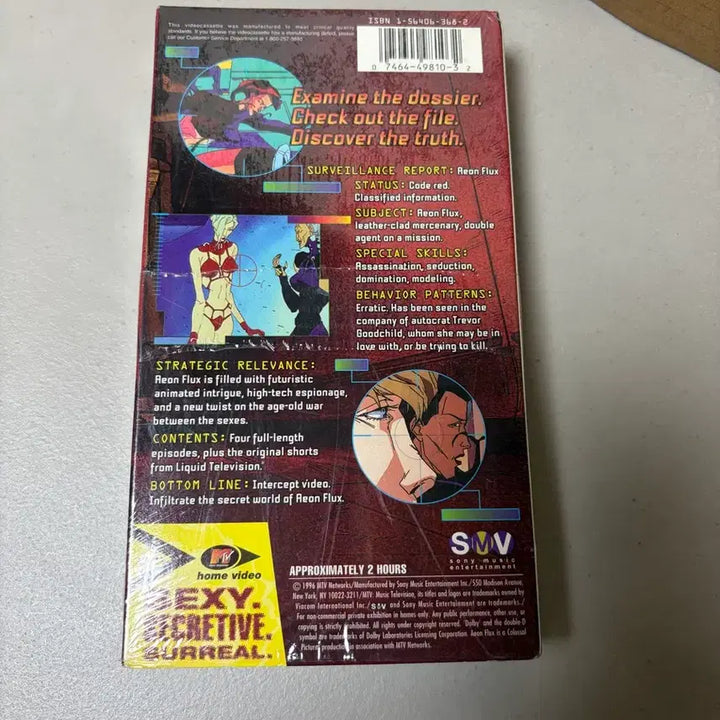 [BUNJANG] Aeon Flux VHS Tape / 이온 플럭스 Aeon flux 피터 정 애니메이션 비디오테이프