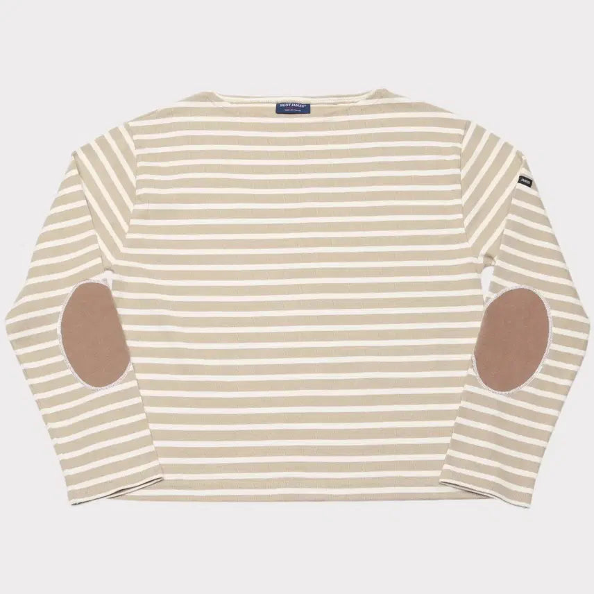 [BUNJANG] Saint James Guildo Elbow Patch Long Sleeve T-Shirt / [T5] 세인트제임스 길도 엘보우패치 긴팔 티셔츠 (기장 수선)