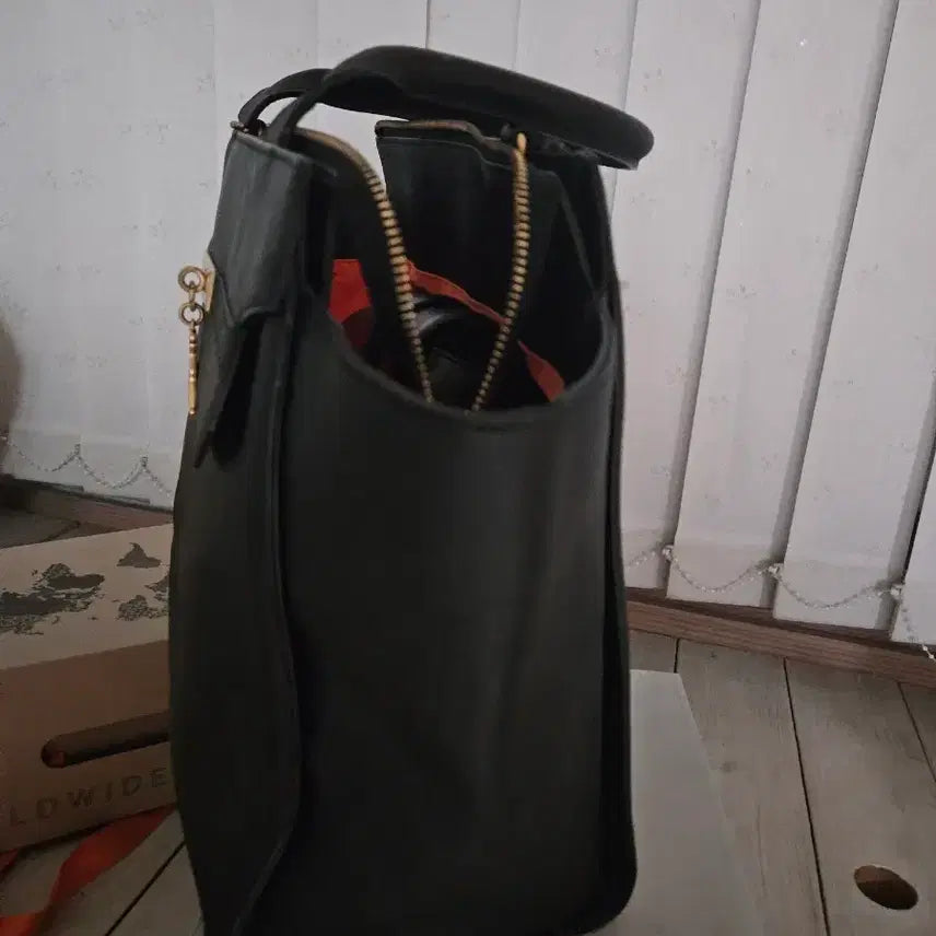[BUNJANG] Black Martine Sitbon Big Tote Bag / 블랙마틴싯봉 빅백 서류가방가능
