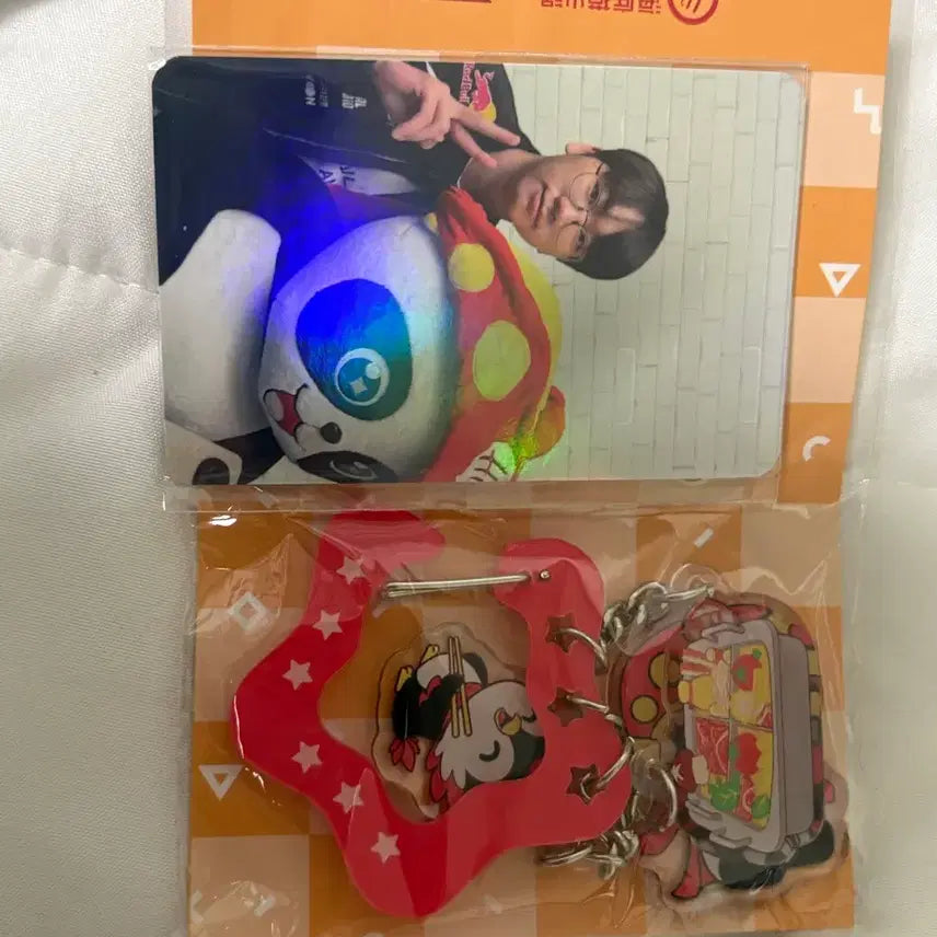 [BUNJANG] Haidi Lao Doran Photocard &amp; Keyring Bundle Set / 하이디라오 도란