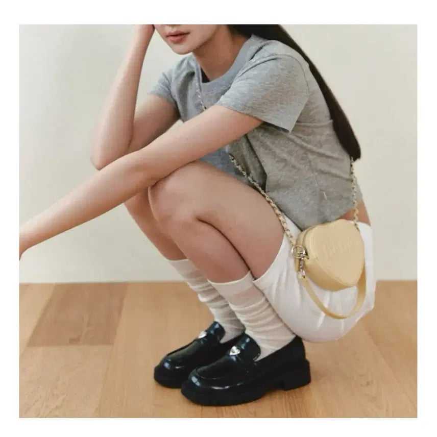 [BUNJANG] Noir Nine Heart Penny Loafer / 누아르나인 heart penny loafer