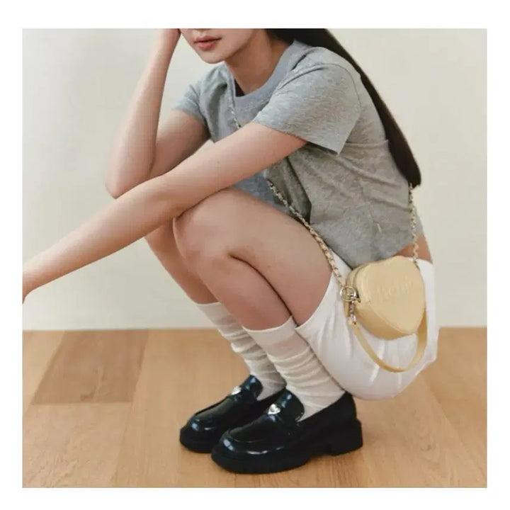 [BUNJANG] Noir Nine Heart Penny Loafer / 누아르나인 heart penny loafer