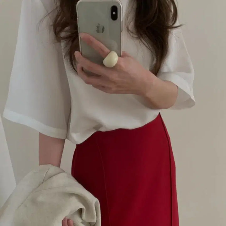 [BUNJANG] BASKET Berry Tie Blouse / 바스켓 베리 타이 블라우스