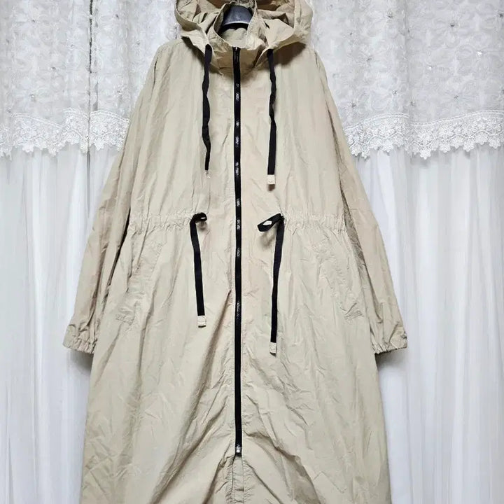 [BUNJANG] Hooded Long Trench Coat / 후드롱트렌치