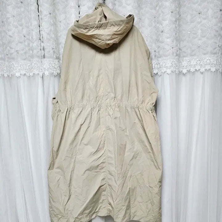 [BUNJANG] Hooded Long Trench Coat / 후드롱트렌치