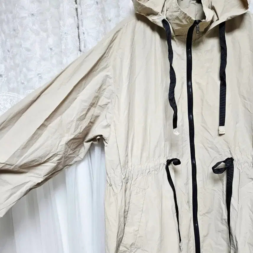 [BUNJANG] Hooded Long Trench Coat / 후드롱트렌치