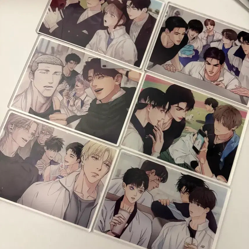 [BUNJANG] Team Rezin Zoom In Acrylic Card Set Unsealed / 팀레진 줌인 아크릴 카드 세트 개봉 필름 있음