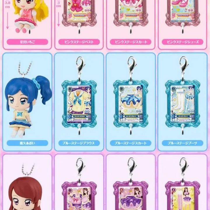[BUNJANG] Aikatsu Custom Dress-up Gacha Lime, Purple, Ichigo, Ran / 아이카츠 커스텀 드레스업 가챠 라임 보라 이치고 란