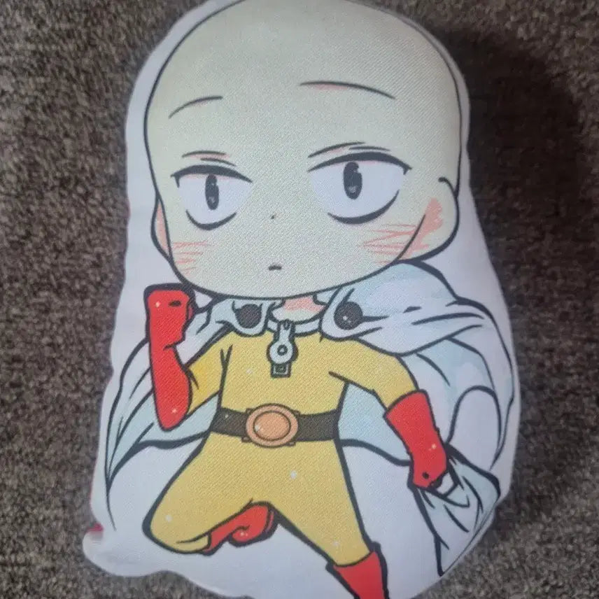 [BUNJANG] One-Punch Man Saitama Mini Cushion / 원펀맨 사이타마 미니 쿠션