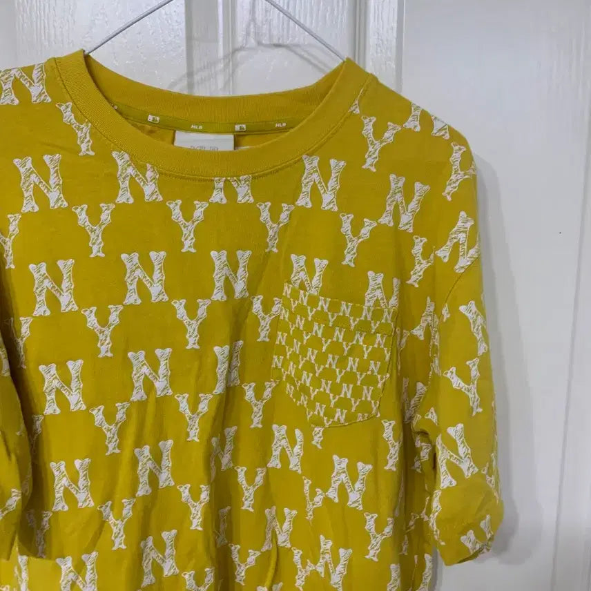 [BUNJANG] MLB New York Yankees Yellow T-Shirt (Men&