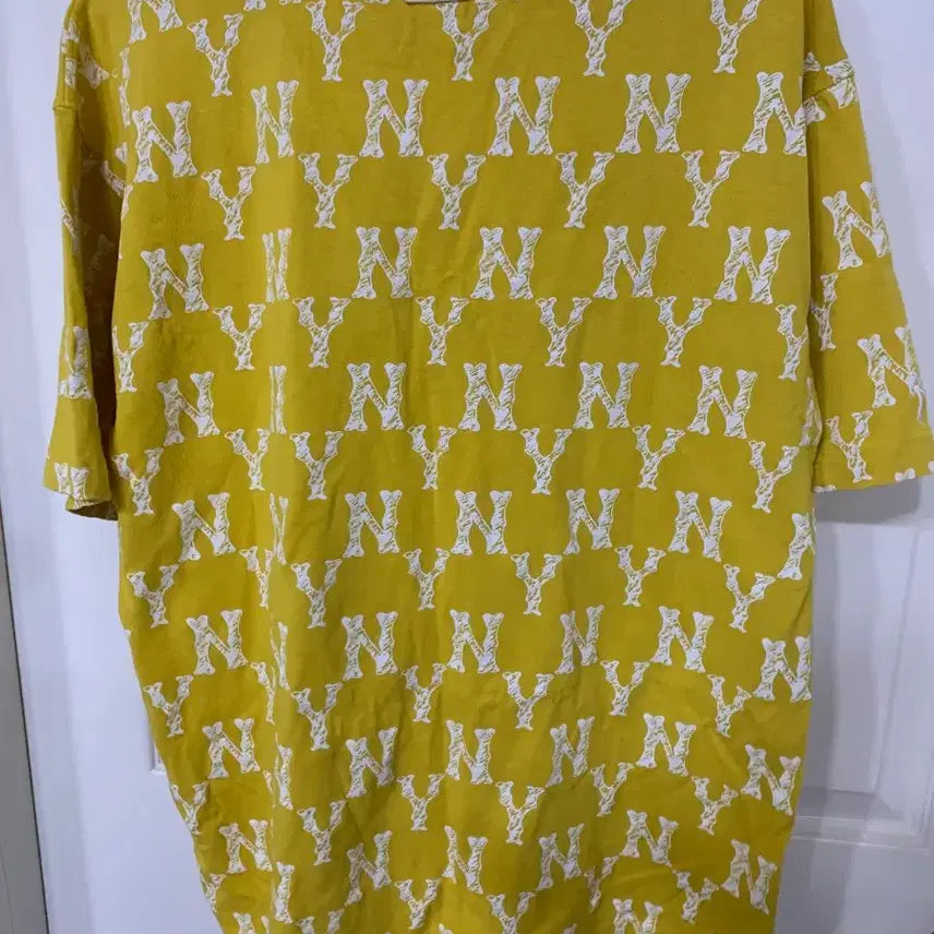 [BUNJANG] MLB New York Yankees Yellow T-Shirt (Men&