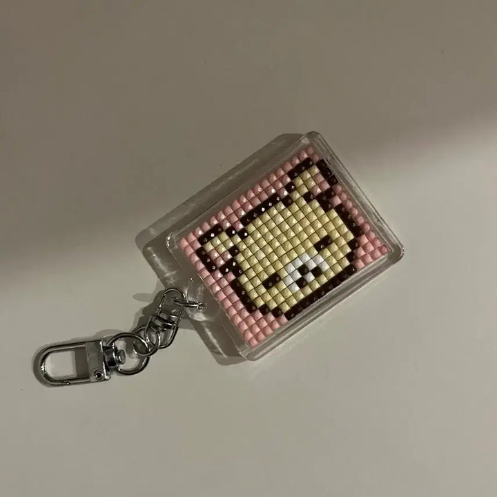 [BUNJANG] Custom Jewel Cross-Stitch Keyring / 보석십자수 키링 주문제작합니다~!