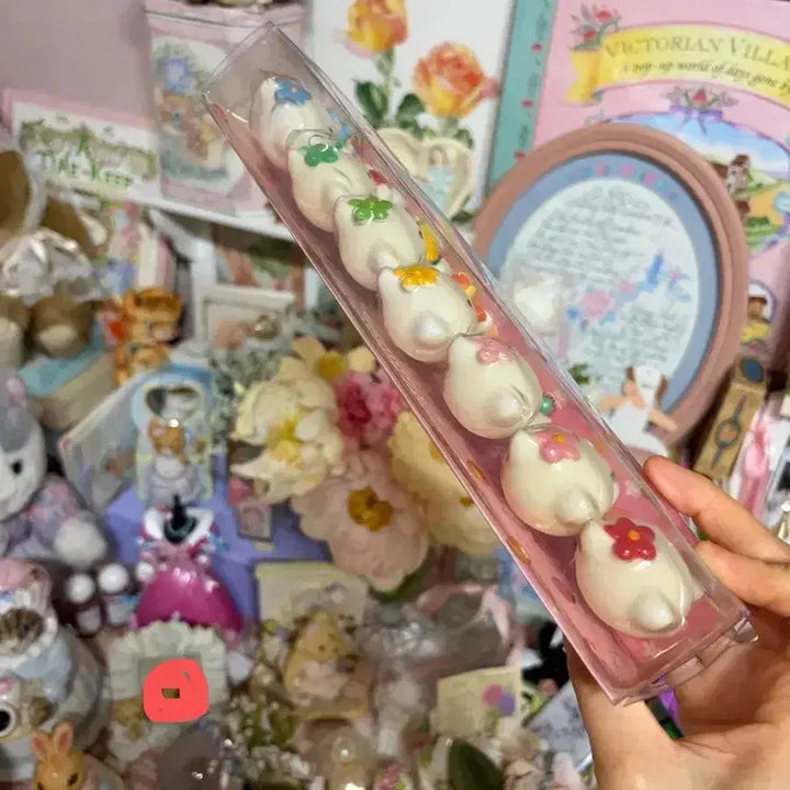 [BUNJANG] Vintage Sanrio Hello Kitty Fruit Figure Set / 고전 산리오 헬로키티 과일 피규어 세트