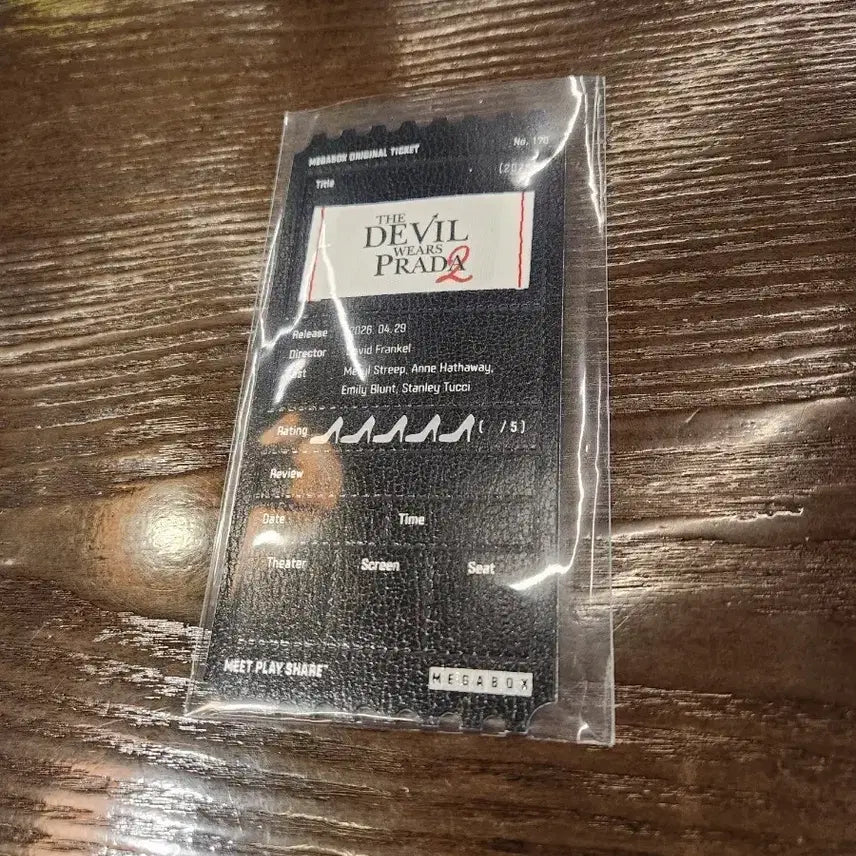 [BUNJANG] The Devil Wears Prada 2 Original Ticket / (새것)악마는 프라다를 입는다 2 오리지널 티켓