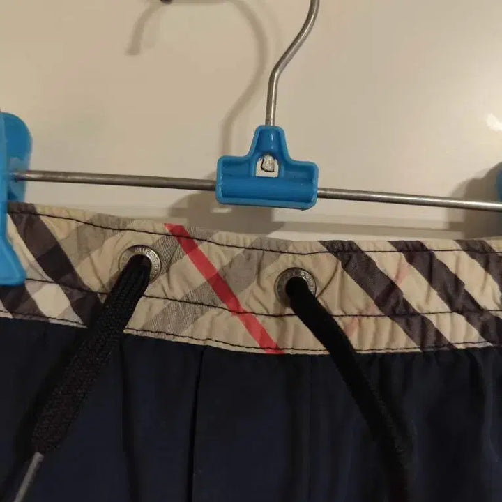 [BUNJANG] Burberry Kids Nova Check Panel Shorts / 8Y 128 버버리 키즈 노바체크 배색 반바지