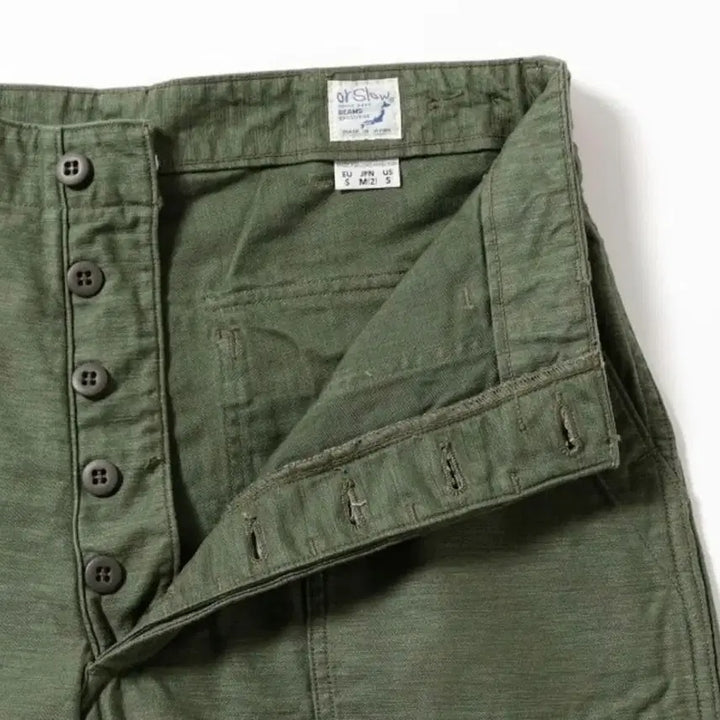 [BUNJANG] BEAMS x orSlow U.S. ARMY FATIGUE Shorts L / 빔즈 BEAMS 별주 오어슬로우 / U.S. ARMY FATIGUE L