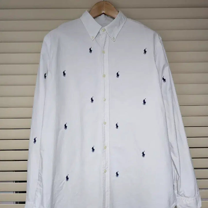 [BUNJANG] Polo Ralph Lauren Embroidered Multi-Pony Oxford Shirt XL / 폴로랄프로렌 멀티포니 자수 옥스포드 남방 XL