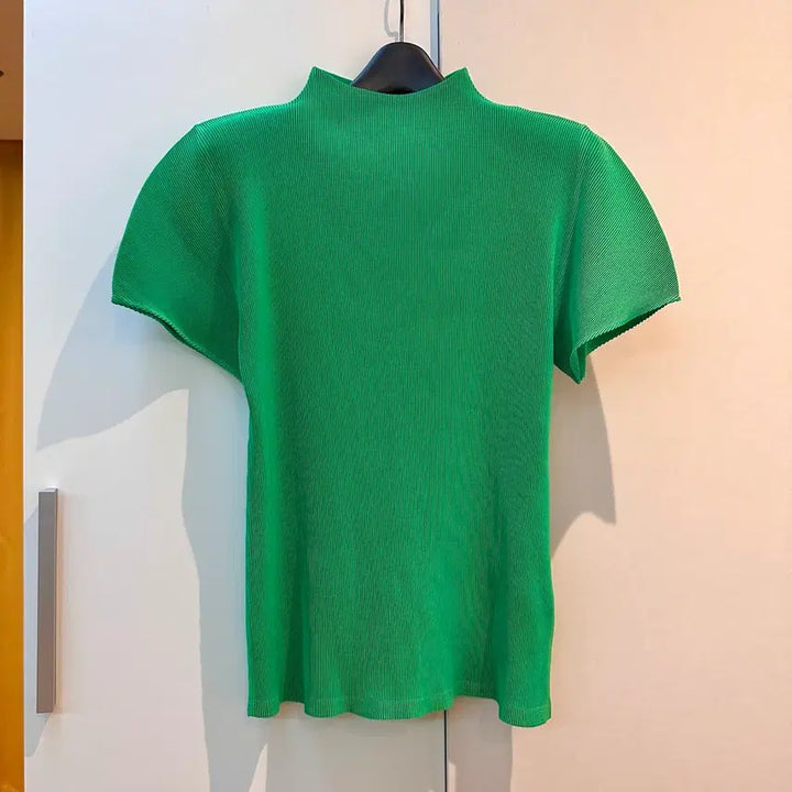 [BUNJANG] Pleats Please Issey Miyake Mist High Neck Top Size 3 / 플리츠플리즈 반목 미스트 3사이즈 (국내 매장 구매)