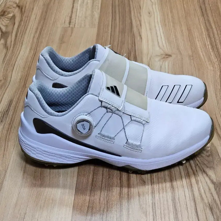 [BUNJANG] Adidas ZG23 BOA Golf Shoes 250 (Spikes Replaced) / 아디다스 Z23 BOA 골프화 250 (스파이크징 새것으로교체)