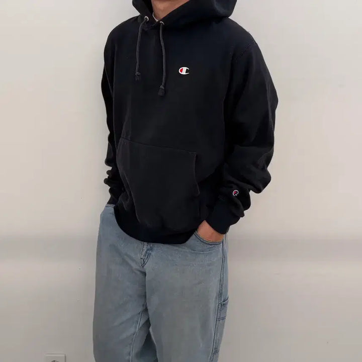 [BUNJANG] Champion Reverse Weave Oversized Hoodie / 챔피온 오버핏 리버스위브 후드티