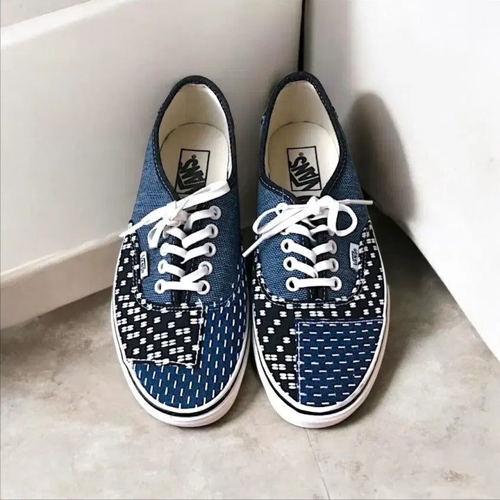 [BUNJANG] Vans Authentic Patchwork Denim Vintage VN0A38EMQ9H / 270 반스 어센틱 패치워크 데님 빈티지 VN0A38EMQ9H