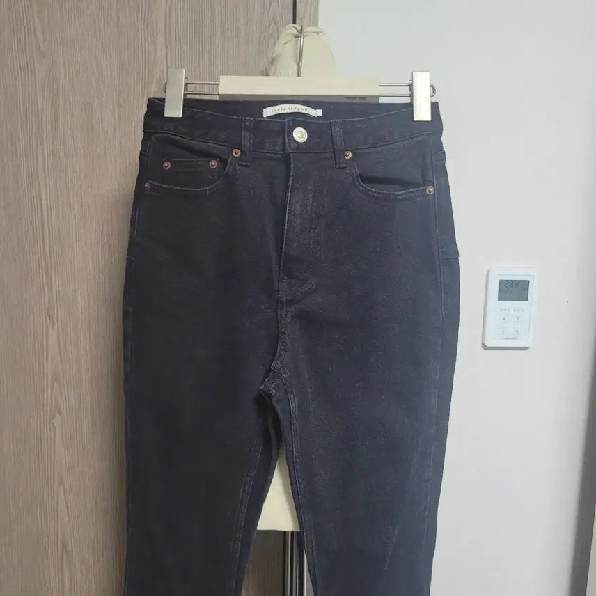 [BUNJANG] Instant Funk Black Bootcut Jeans / 인스턴트펑크 블랙 부츠컷 청바지