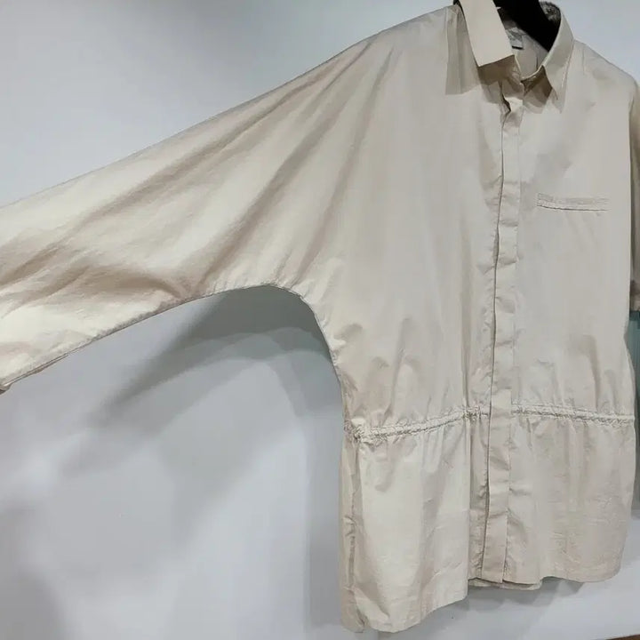 [BUNJANG] Calvin Klein Beige Shirt Jacket / 캘빈클라인 베이지 셔츠형 자켓