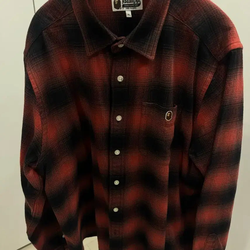[BUNJANG] BAPE Checkered Shirt XL / 베이프 체크셔츠 XL