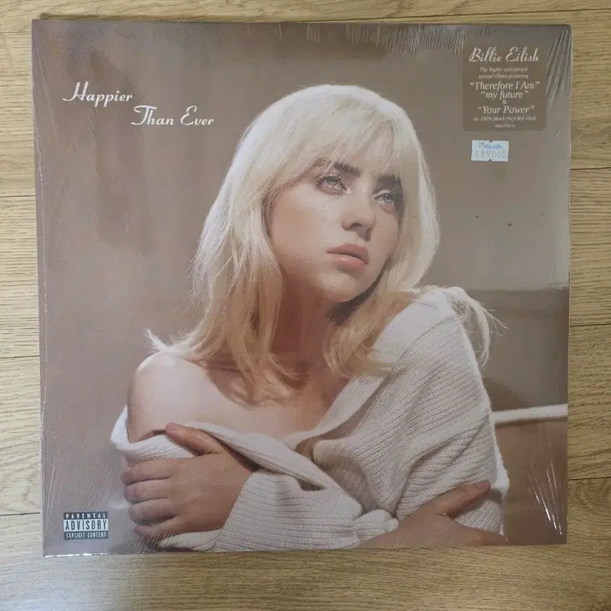 [BUNJANG] Billie Eilish Happier Than Ever 2LP Limited Edition 100% Black Recycled Vinyl / 빌리 아일리시 Happier Than Ever 2LP