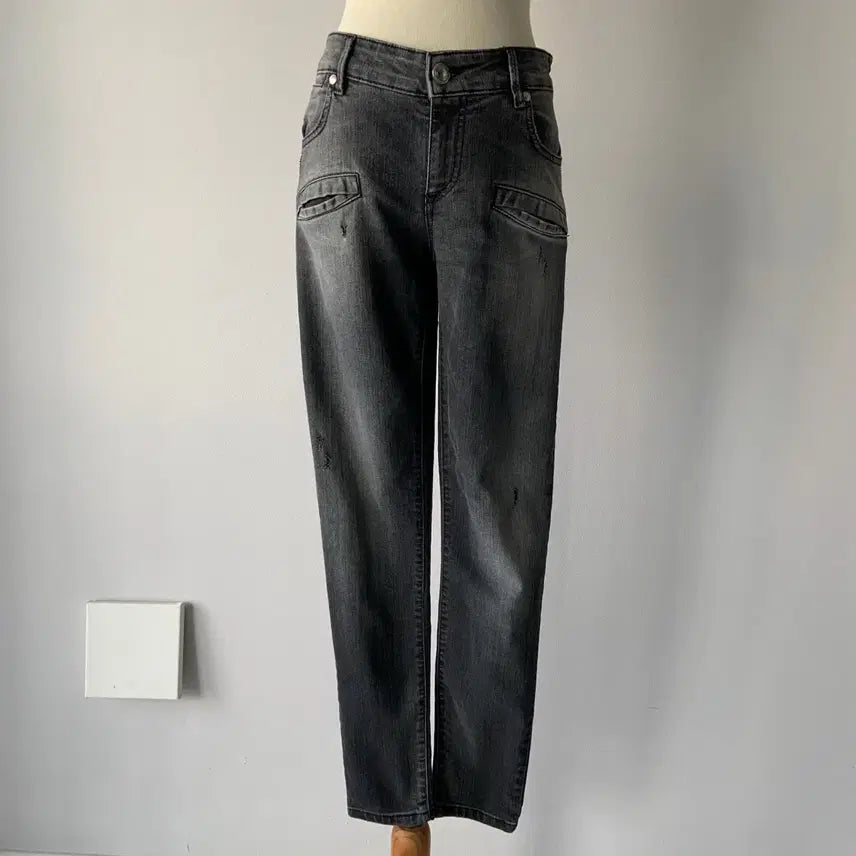 [BUNJANG] Pierre Balmain Black Denim Pants (Size 25) / 25 피에르발망 블랙 데님 (삼성물산 수입)
