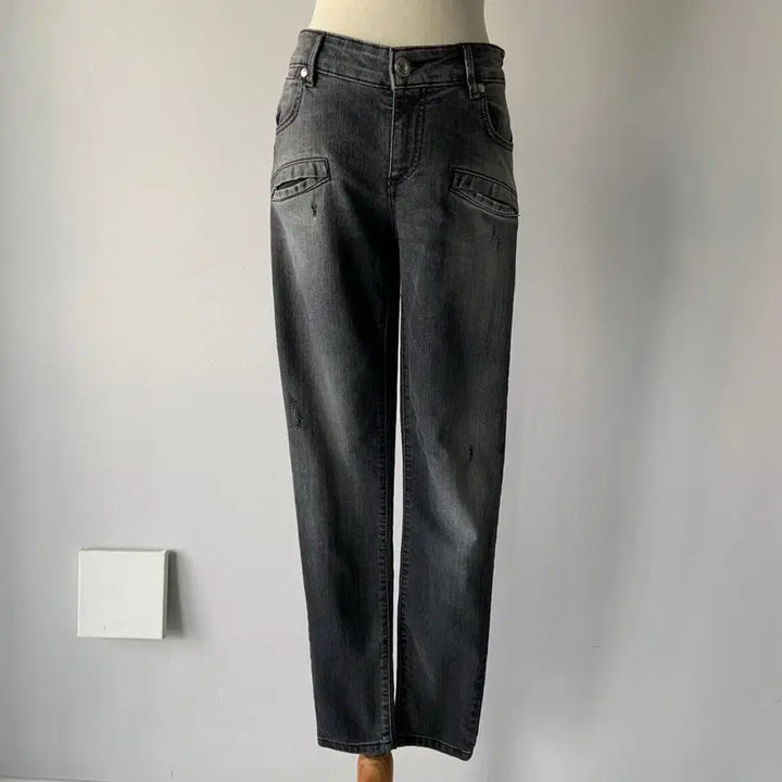 [BUNJANG] Pierre Balmain Black Denim Pants (Size 25) / 25 피에르발망 블랙 데님 (삼성물산 수입)