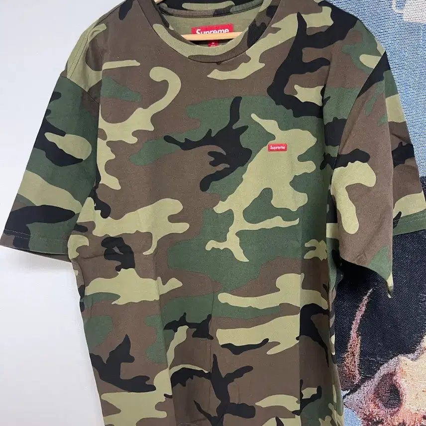 [BUNJANG] Supreme Small Box Logo T-Shirt Woodland Camo / (M)슈프림 스몰 박스 티셔츠 우드랜드 카모 - 25SS
