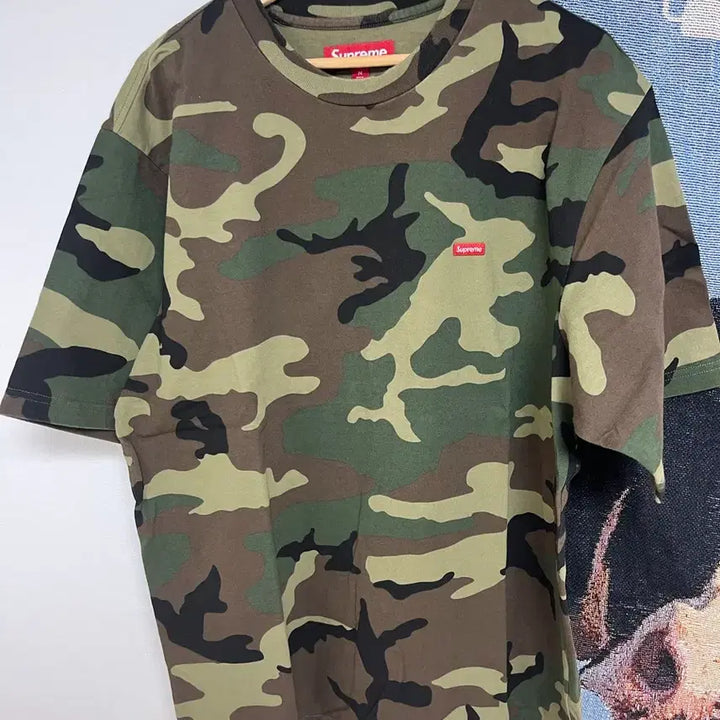 [BUNJANG] Supreme Small Box Logo T-Shirt Woodland Camo / (M)슈프림 스몰 박스 티셔츠 우드랜드 카모 - 25SS