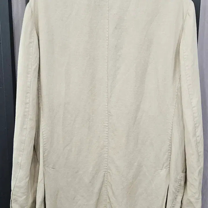 [BUNJANG] Gutteridge Beige Linen Blend Blazer Jacket 54 (105-110) / 거터리지 베이지 린넨혼방 블레이저 자켓 54(105~110)
