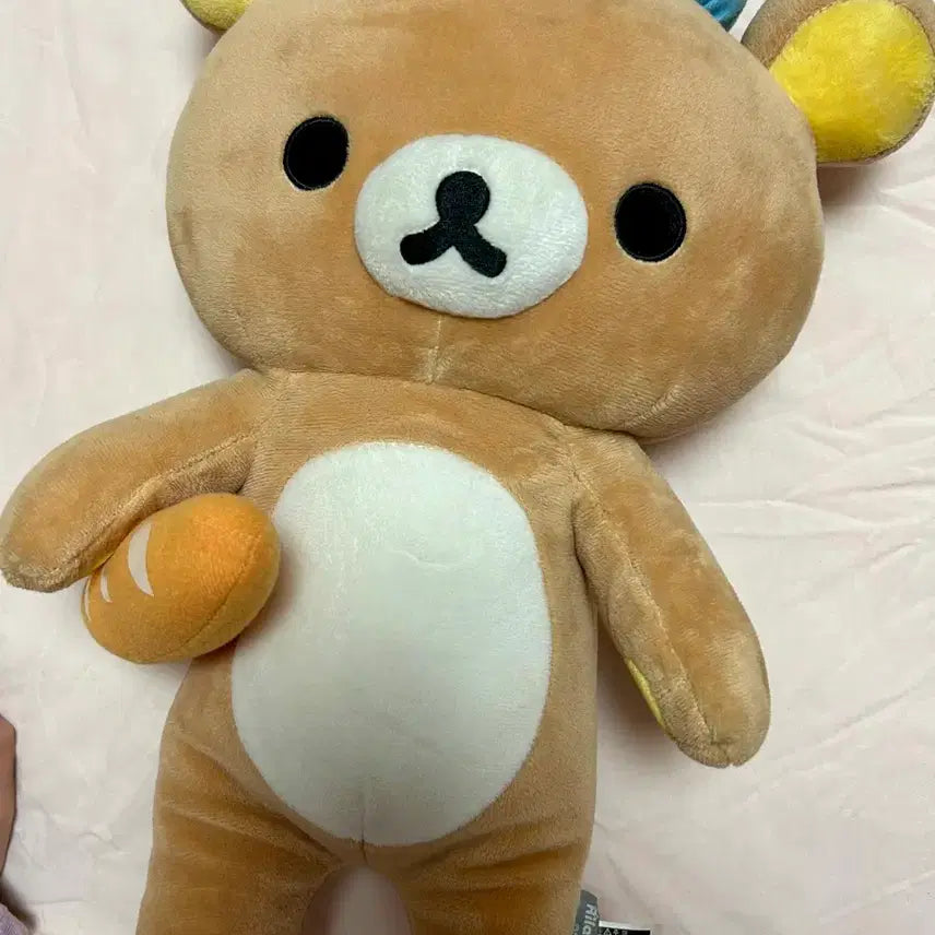 [BUNJANG] Rilakkuma Baguette Bread Plush Hat / 리락쿠마 모자 바게트 빵 봉제 인형