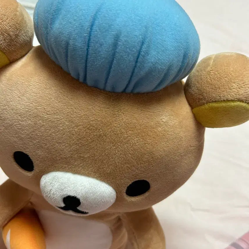 [BUNJANG] Rilakkuma Baguette Bread Plush Hat / 리락쿠마 모자 바게트 빵 봉제 인형