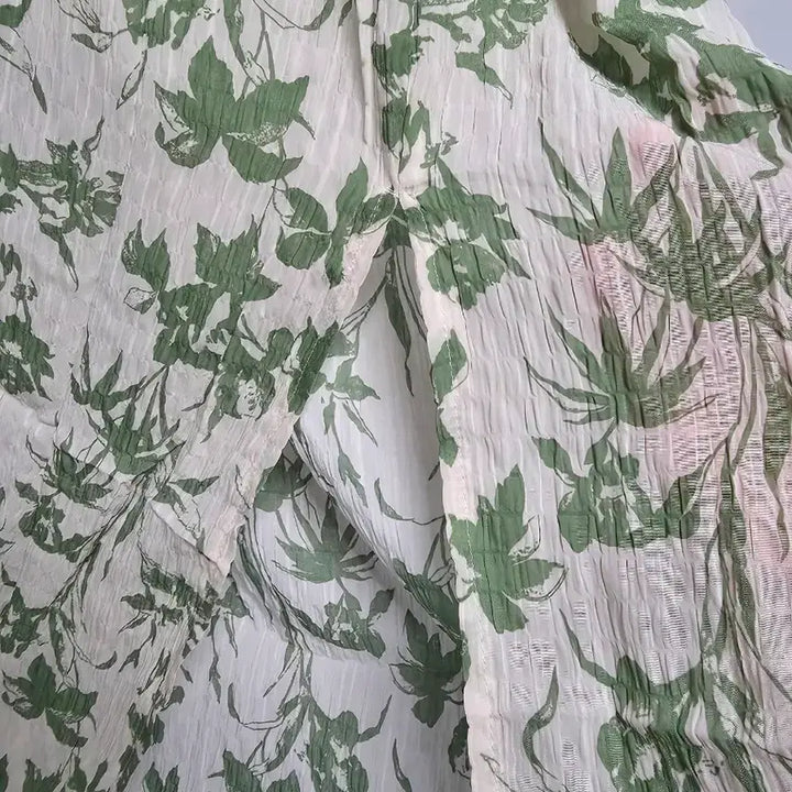 [BUNJANG] Chiffon Maxi Dress with Slit / 쉬폰원피스 새거 66까지