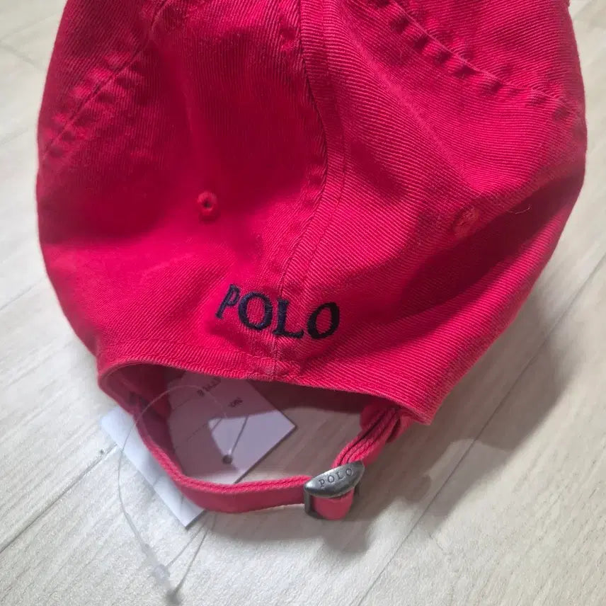 [BUNJANG] Polo Ralph Lauren Red Ball Cap Hat / 폴로 랄프로렌 레드 볼캡 모자